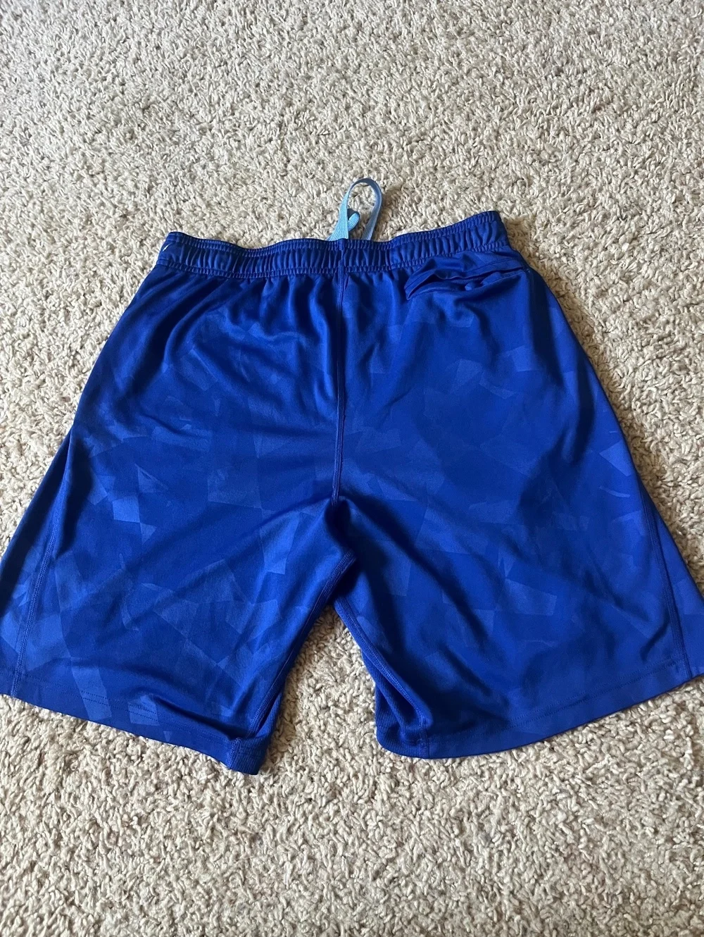 Nike Kansas City Royals Blue Dri Fit Athletic Shorts Size M